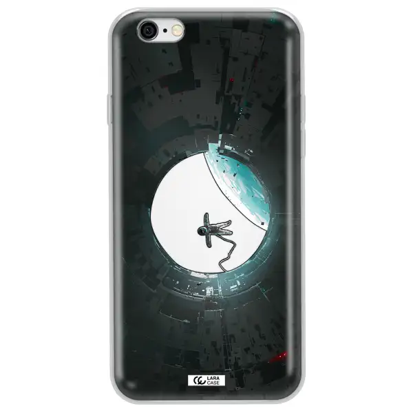 a astronaut in a space station Apple iPhone 6 plus Clear TPU Case
