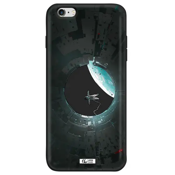a astronaut in a space station Apple iPhone 6 s plus Silicone black Case