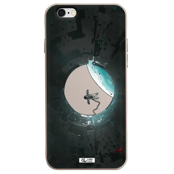 a astronaut in a space station Apple iPhone 6 Silicone Stone Case