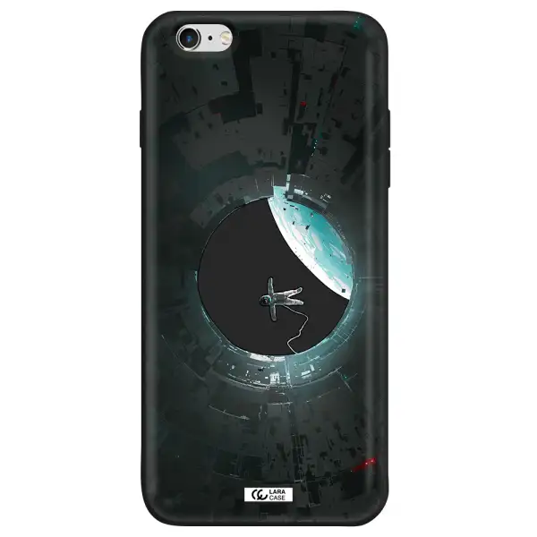 a astronaut in a space station Apple iPhone 6S Silicone black Case