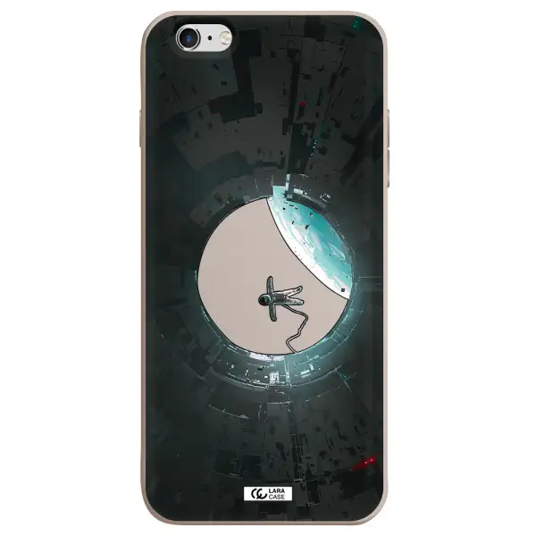 a astronaut in a space station Apple iPhone 6S Silicone Stone Case