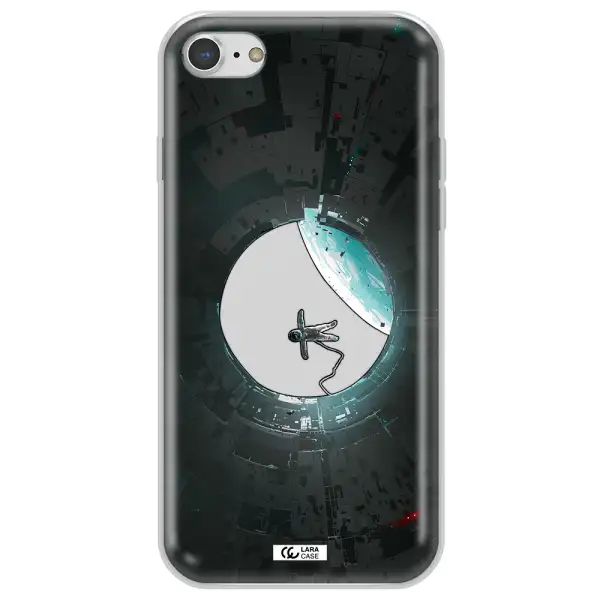 a astronaut in a space station Apple iPhone 7 Clear TPU Case