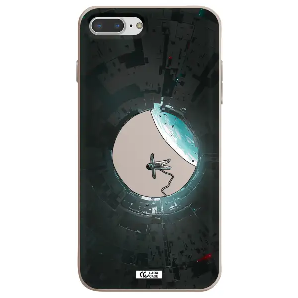 a astronaut in a space station Apple iPhone 7 plus Silicone Stone Case