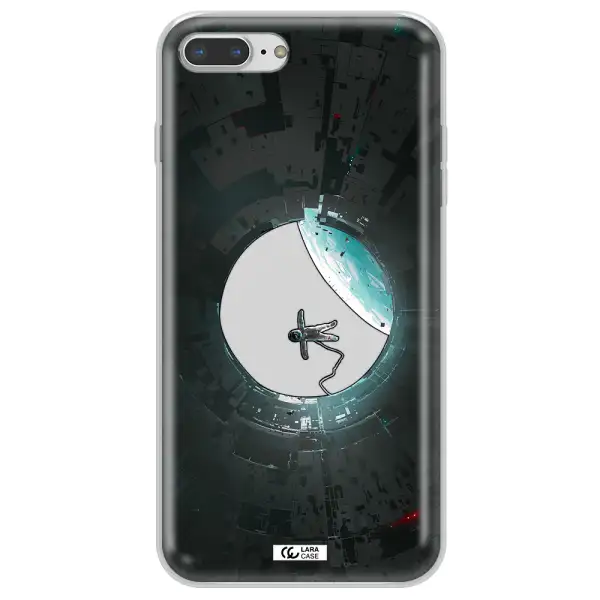 a astronaut in a space station Apple iPhone 8 plus Clear TPU Case