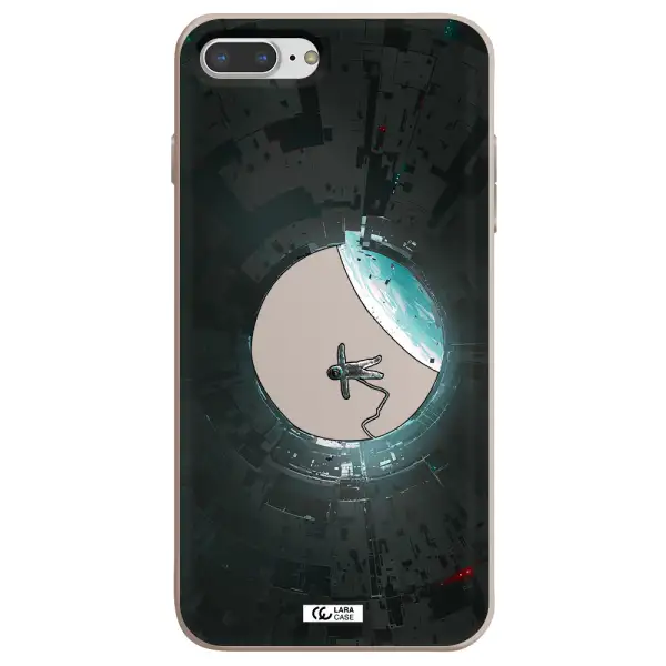 a astronaut in a space station Apple iPhone 8 plus Silicone Stone Case