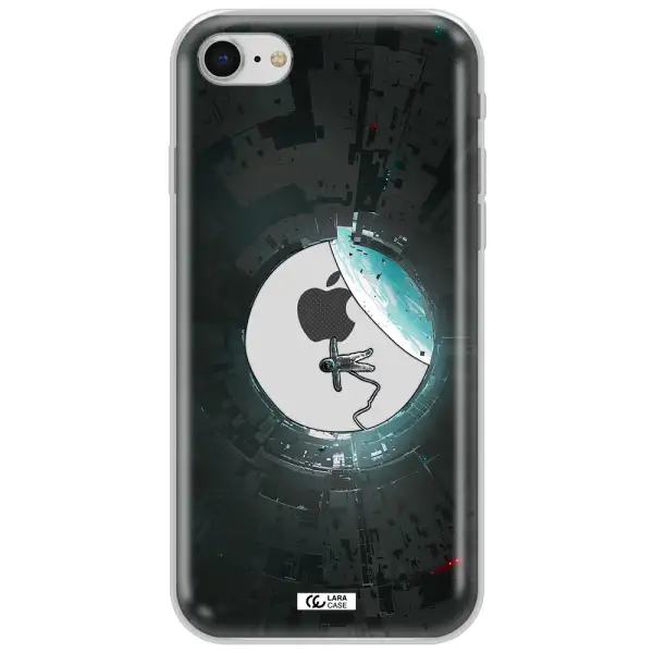 A Astronaut In A Space Station Apple Iphone Se 2020 Clear Tpu Case