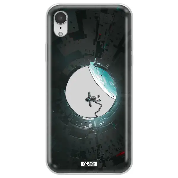 a astronaut in a space station Apple iPhone XR Clear TPU Case