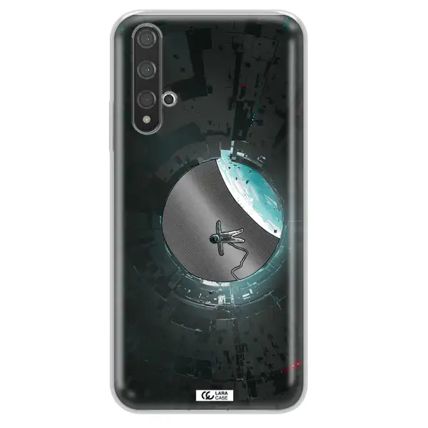 a astronaut in a space station Huawei Nova 5t Clear TPU Case