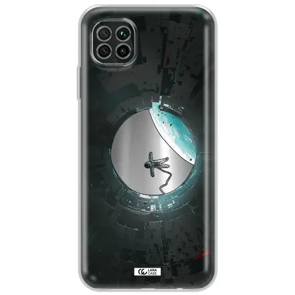 A Astronaut In A Space Station Huawei Nova 7I Clear Tpu Case