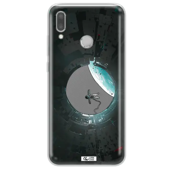 a astronaut in a space station Huawei P Smart 2019 Clear TPU Case