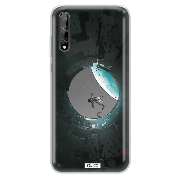 a astronaut in a space station Huawei P Smart S Clear TPU Case
