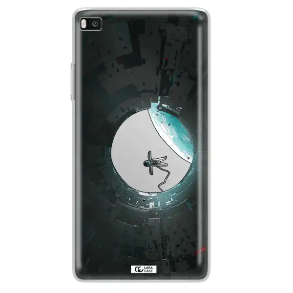 a astronaut in a space station Huawei P8 Clear TPU Case