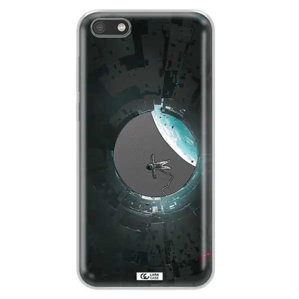 a astronaut in a space station Huawei Y5 2018 Clear TPU Case