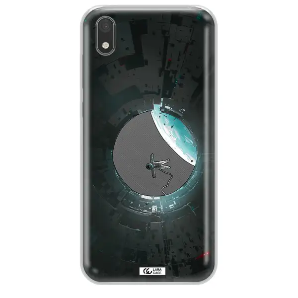 a astronaut in a space station Huawei Y5 2019 Clear TPU Case