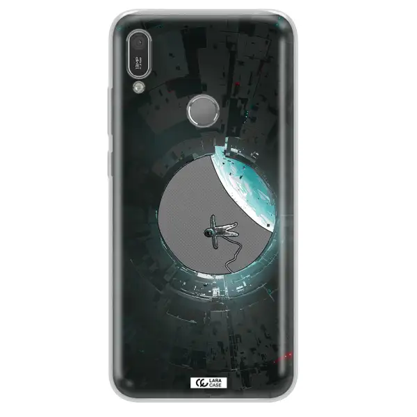 a astronaut in a space station Huawei Y6 2019 Clear TPU Case