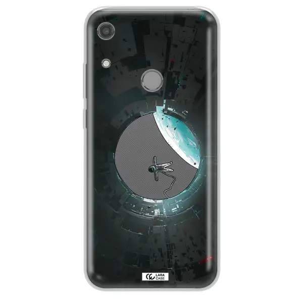 a astronaut in a space station Huawei Y6S Clear TPU Case