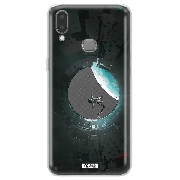a astronaut in a space station Samsung A10S Clear TPU Case