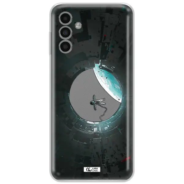 A Astronaut In A Space Station Samsung A13 5G Clear Tpu Case