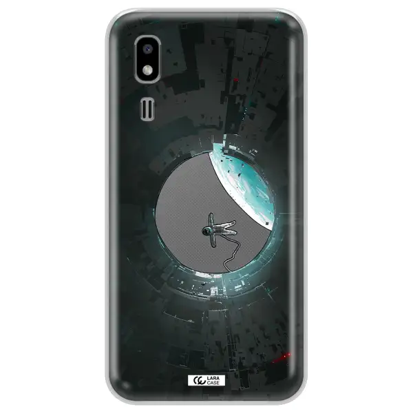 a astronaut in a space station Samsung A2 Core Clear TPU Case