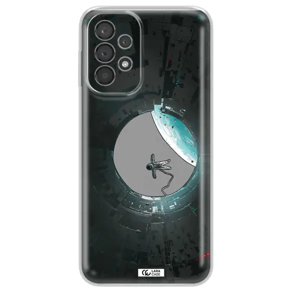 A Astronaut In A Space Station Samsung A23 5G Clear Tpu Case