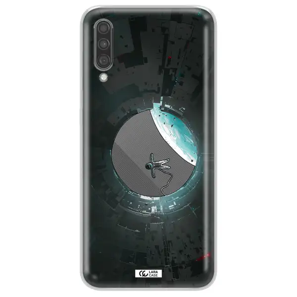 a astronaut in a space station Samsung A30S Clear TPU Case