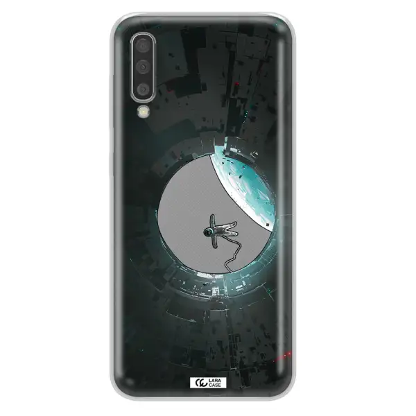 A Astronaut In A Space Station Samsung A50S Clear Tpu Case