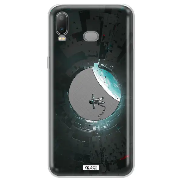 a astronaut in a space station Samsung A6S Clear TPU Case