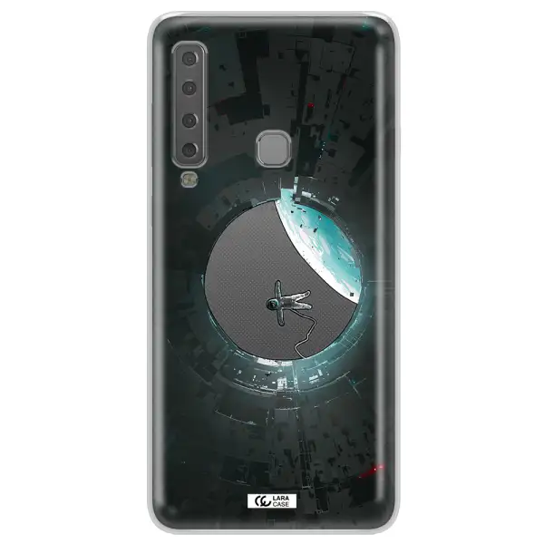 a astronaut in a space station Samsung A9 2018 Clear TPU Case
