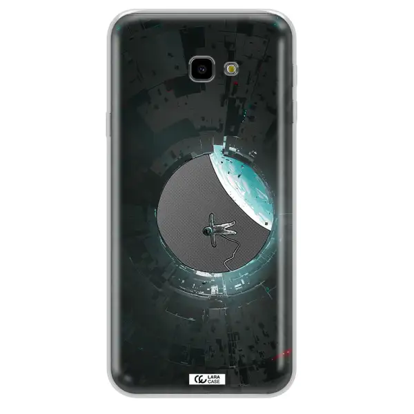 a astronaut in a space station Samsung J4 Plus Clear TPU Case