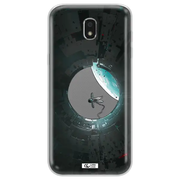 a astronaut in a space station Samsung J5 2017 Clear TPU Case