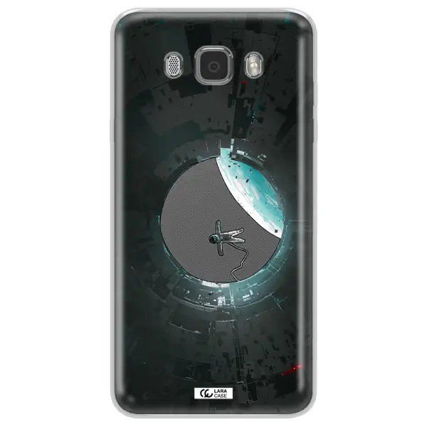 a astronaut in a space station Samsung J7 2016 Clear TPU Case