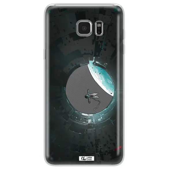 a astronaut in a space station Samsung Note 5 Clear TPU Case
