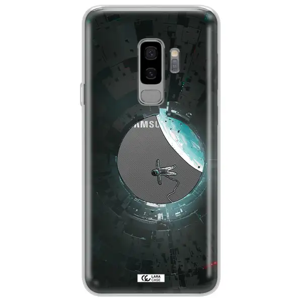 a astronaut in a space station Samsung S9 Plus Clear TPU Case