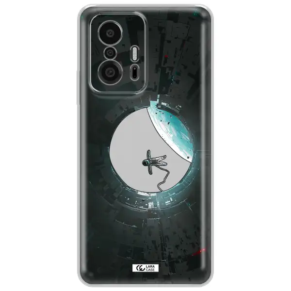 A Astronaut In A Space Station Xiaomi 11T Pro Clear Tpu Case