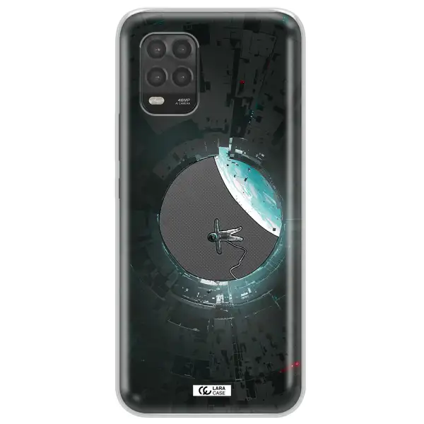 a astronaut in a space station Xiaomi Mi 10 Lite Clear TPU Case
