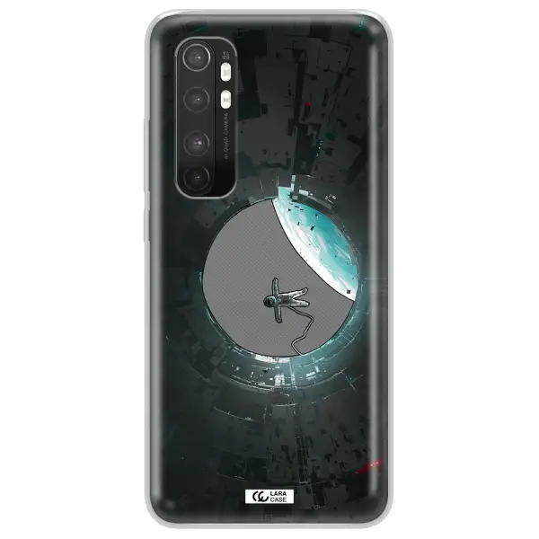 a astronaut in a space station Xiaomi Mi Note 10 Lite Clear TPU Case