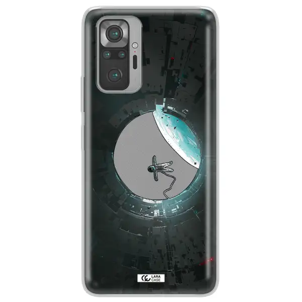 a astronaut in a space station Xiaomi Note 10 Pro Clear TPU Case