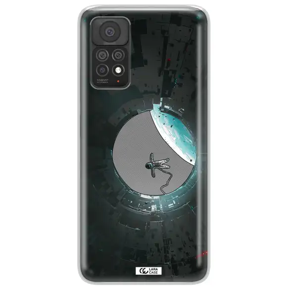 a astronaut in a space station Xiaomi Note 11 Pro Clear TPU Case
