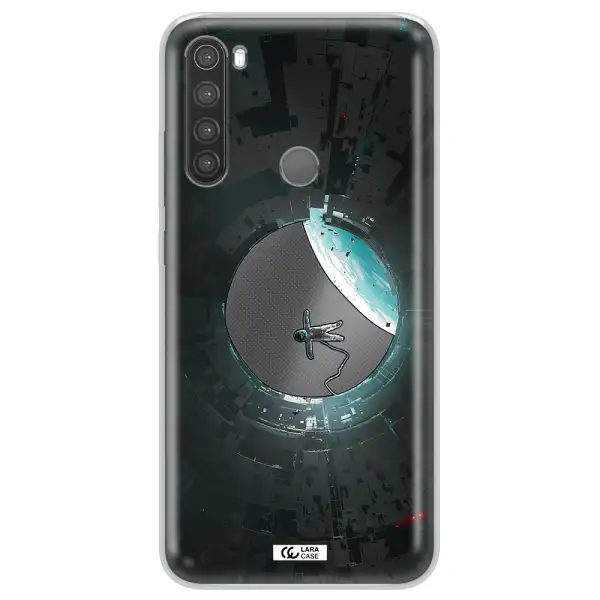 a astronaut in a space station Xiaomi Note 8 Clear TPU Case