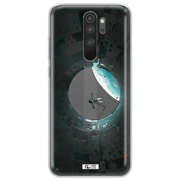a astronaut in a space station Xiaomi Note 8 Pro Clear TPU Case