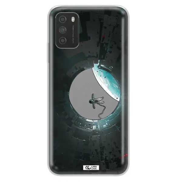 a astronaut in a space station Xiaomi Poco M3 Clear TPU Case