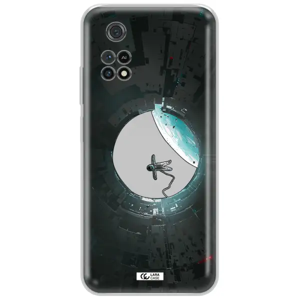 A Astronaut In A Space Station Xiaomi Poco M4 Pro 4G Clear Tpu Case
