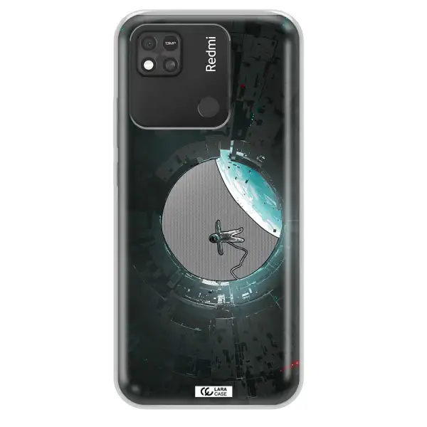 a astronaut in a space station Xiaomi Redmi 10A Clear TPU Case