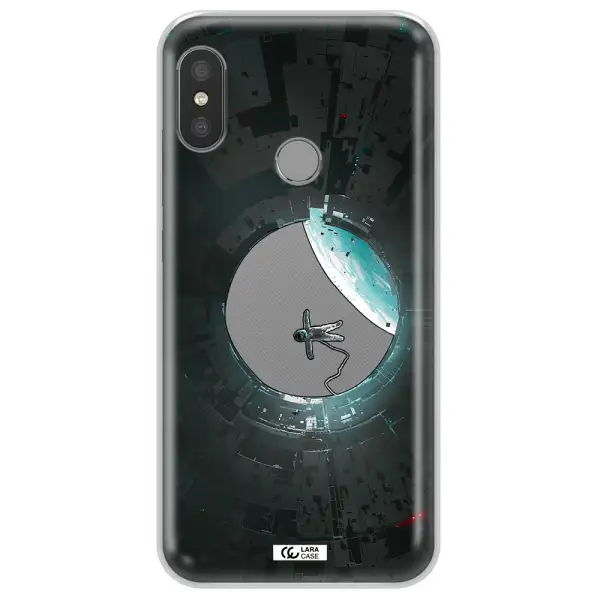 a astronaut in a space station Xiaomi Redmi 6 Pro Clear TPU Case
