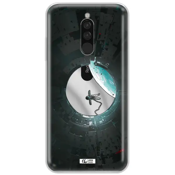 A Astronaut In A Space Station Xiaomi Redmi 8 Clear Tpu Case