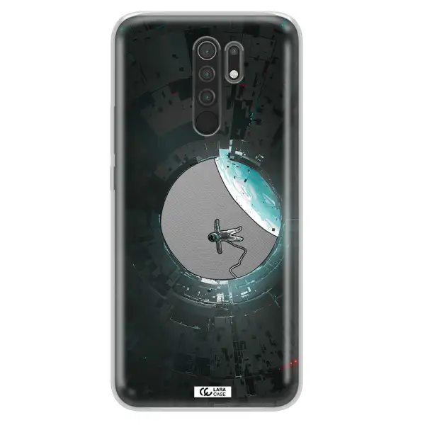 a astronaut in a space station Xiaomi Redmi 9 Clear TPU Case