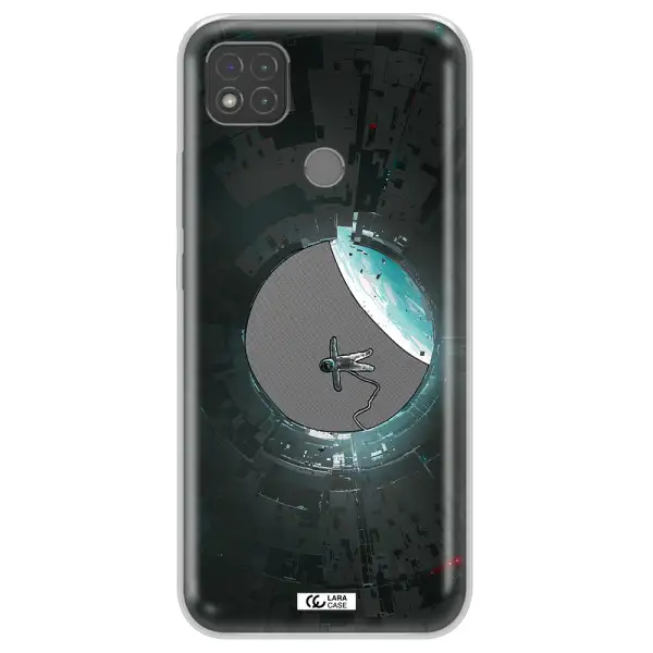 a astronaut in a space station Xiaomi Redmi 9C Clear TPU Case