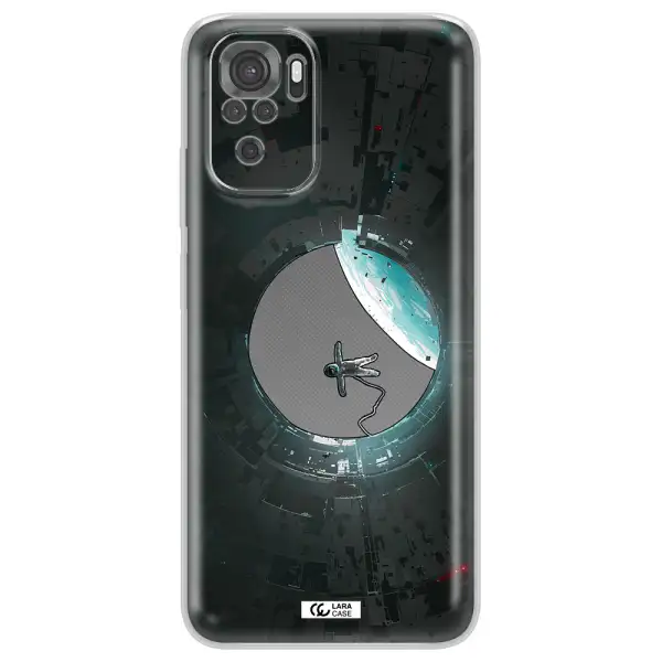 A Astronaut In A Space Station Xiaomi Redmi Note 10S Clear Tpu Case