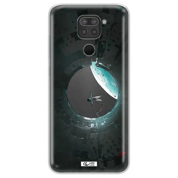 a astronaut in a space station Xiaomi Redmi Note 9 Clear TPU Case