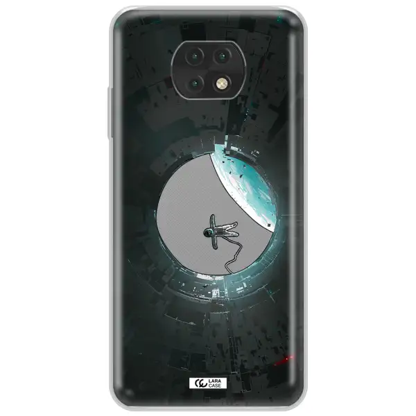 A Astronaut In A Space Station Xiaomi Redmi Note 9T Clear Tpu Case